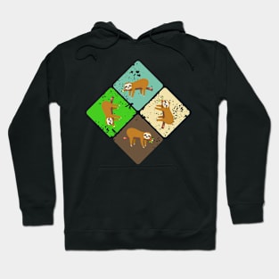 Colorful Sloth Hoodie